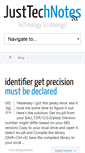 Mobile Screenshot of justtechnotes.com