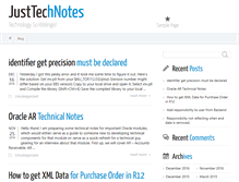 Tablet Screenshot of justtechnotes.com